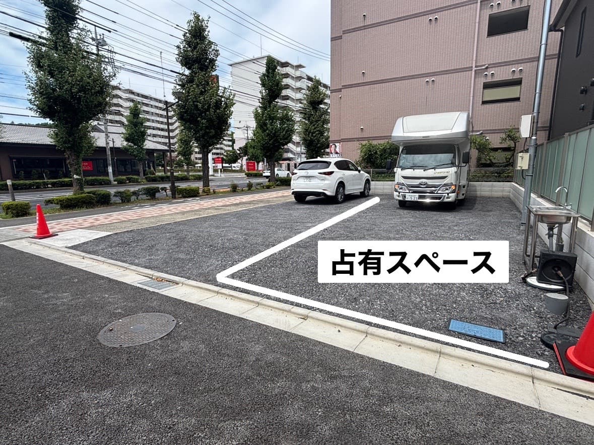 広々としたサイト